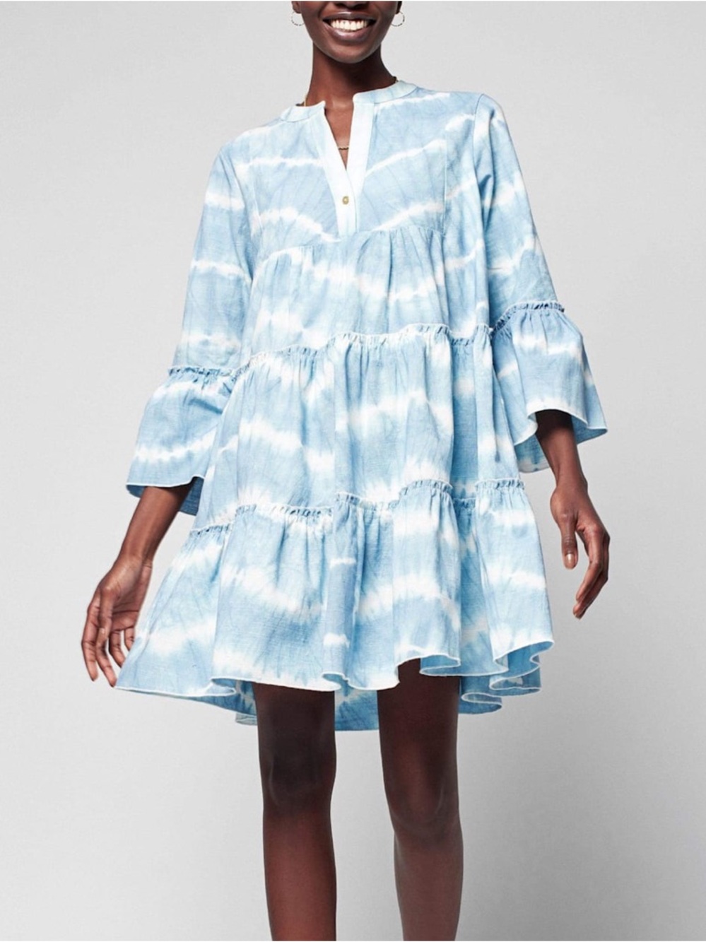 Faherty Vida Tie Dye Dress Size XS